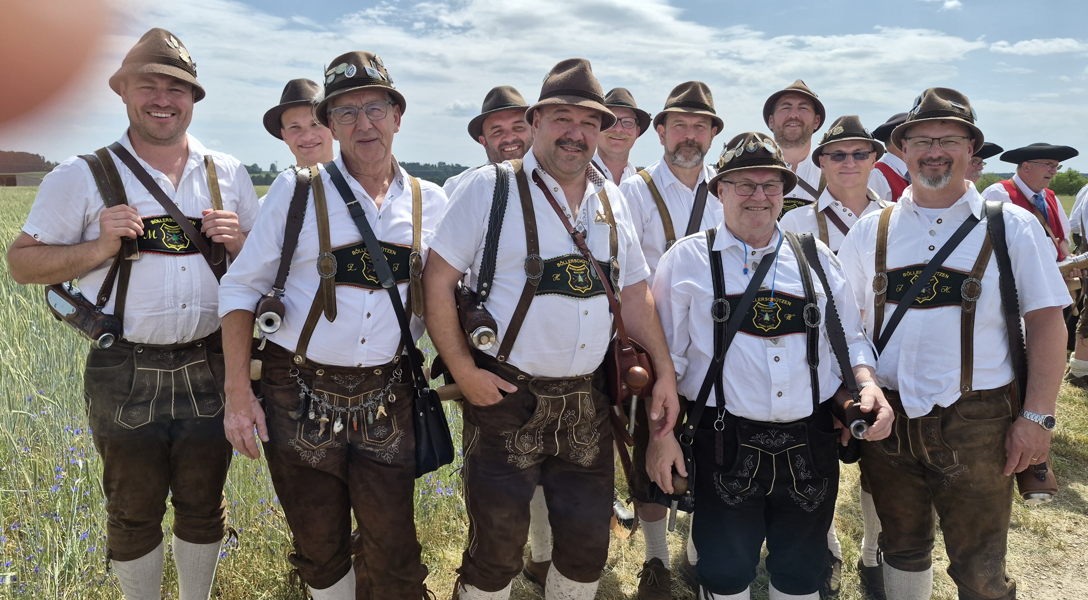 Böllergruppe der Seiboldsrieder Schützen beteiligt sich an verschiedenen Böllertreffen