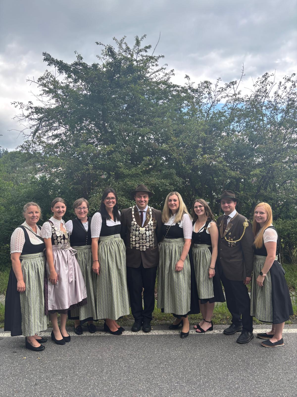 Könige der Seiboldsrieder Schützen beim Pichelsteiner Festzug dabei